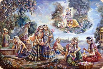 Lord Krsna, Priya Sakhi Keli Paricchada Punjam