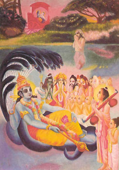 Yamuna Majjitakrura Jayakrura, Lord Krishna